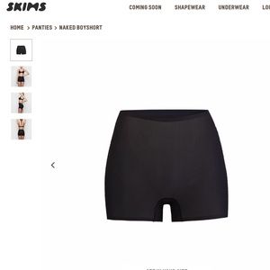 SKIMS naked boy short 4X